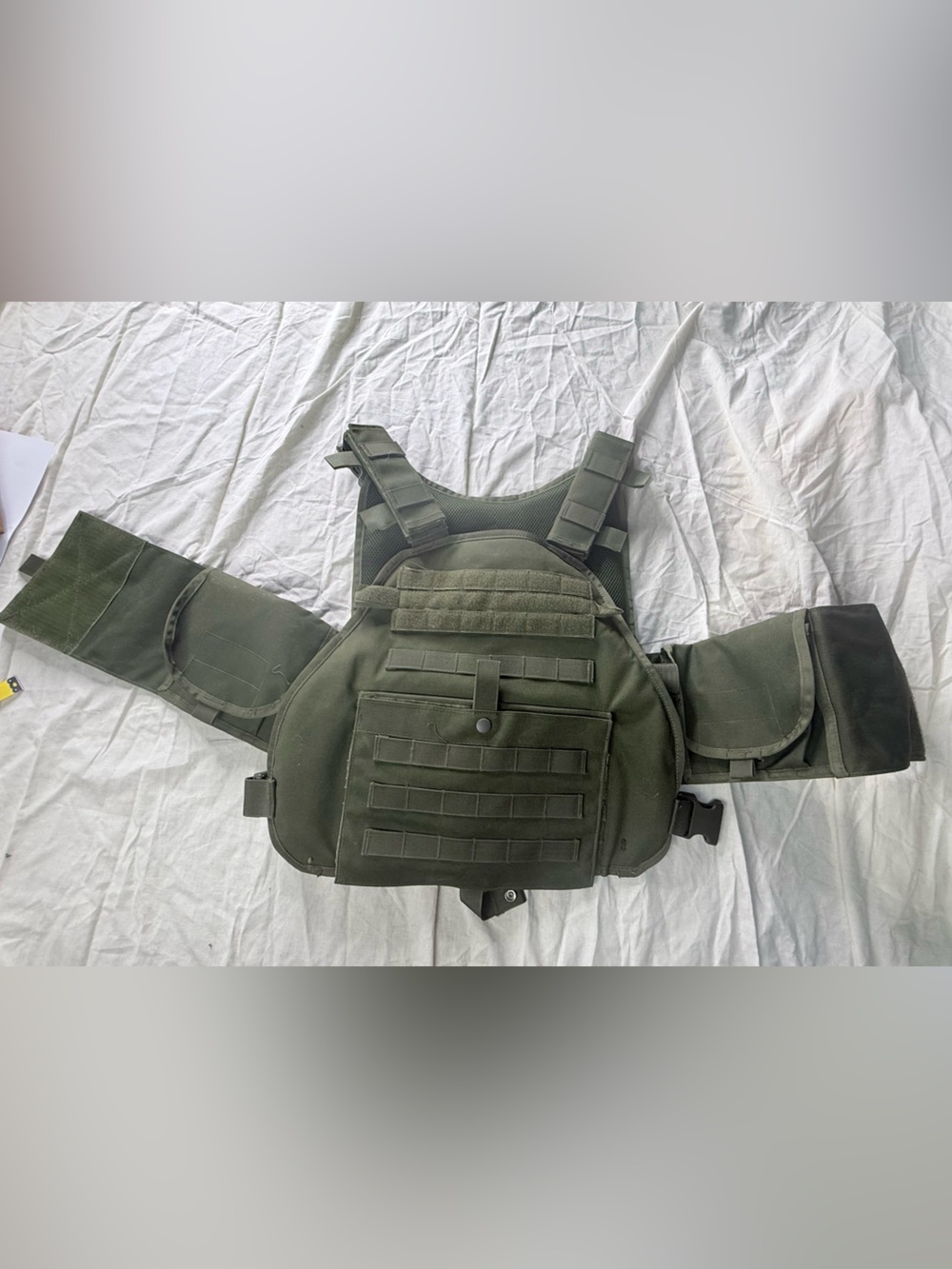 Tactical MOLLE Chest Rig - Olive Green